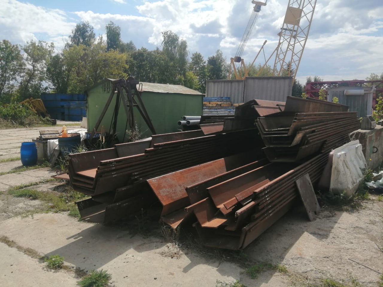Поставка и погружение шпунта Ларсена GU-22N на объекте