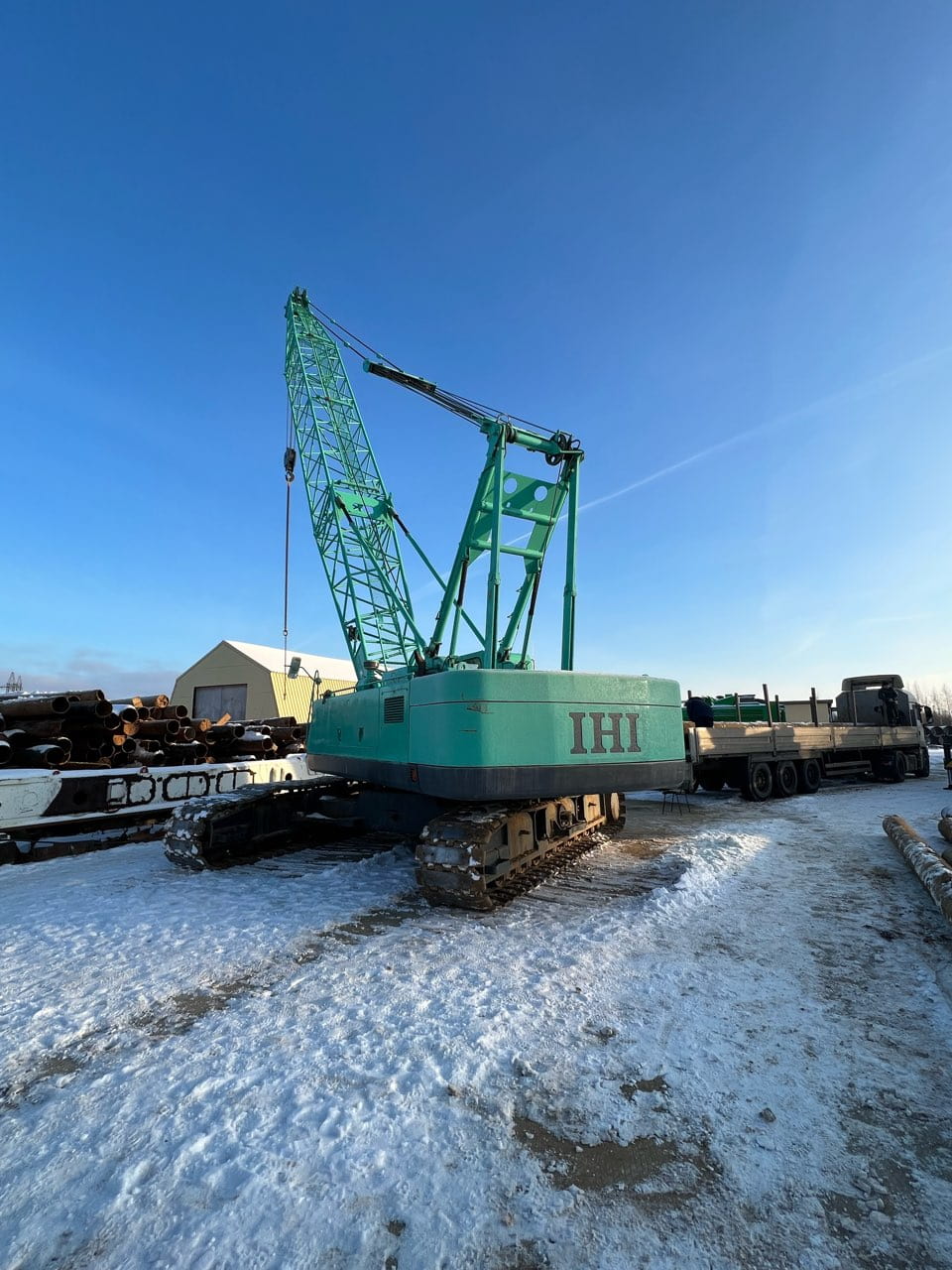 Извлечение, обратный выкуп трубы 325х8-9 мм и шпунта Ларсена GU-18N
